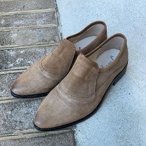 Free People Leather Brady Pointed Toe Loafer. Sz 5